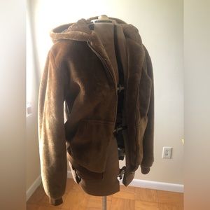 Forever 21 Velvet zip up jacket